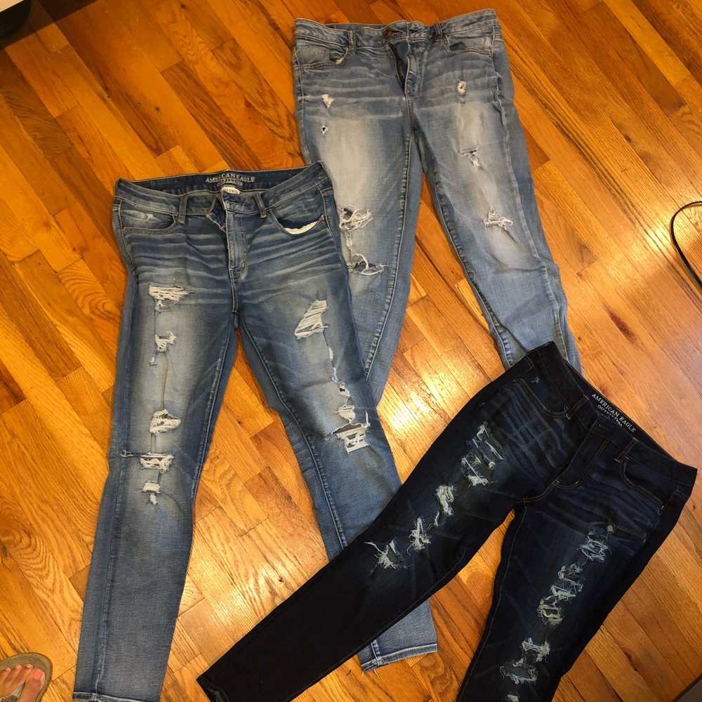 American Eagle size 14 jegging jeans EUC
